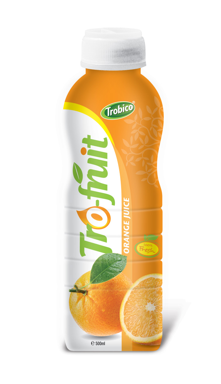 500ml Orange Juice TROBICO OEM Beverage Manufacturers